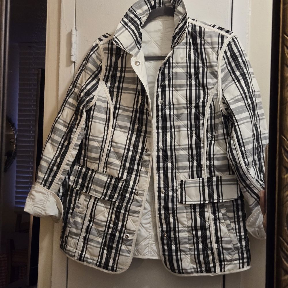 Plaid Quilted Jacket